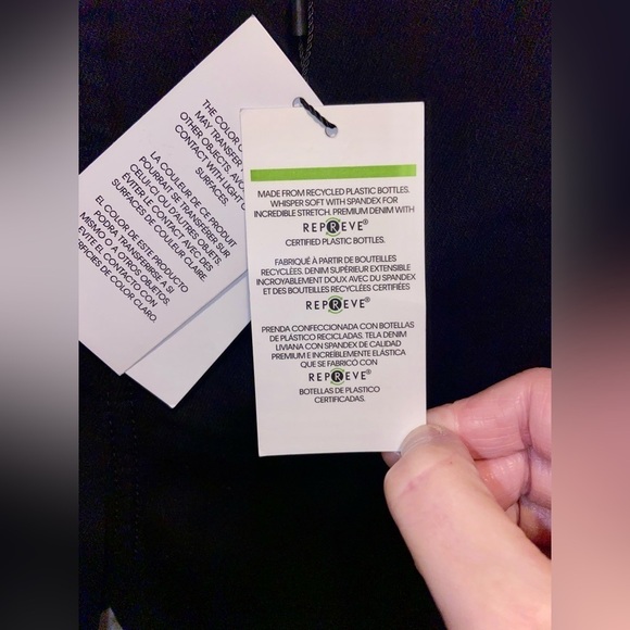 Women’s Calvin Klein skinny high‎ rise black Jeans Sz 8 - Picture 6 of 12